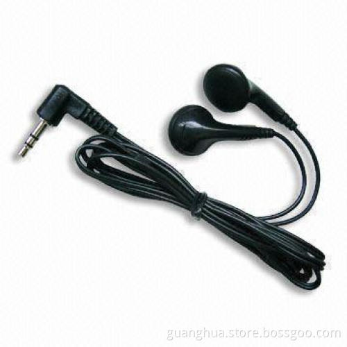 Wired Earphones with 1.3m Cord Length and 3.5mm Stereo Plug